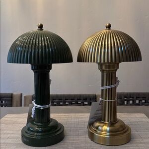 Hearth & Hand With Magnolia Portable LED Table Lamp Bundle Set. New.